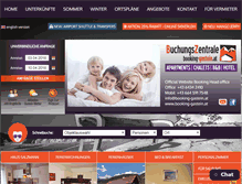 Tablet Screenshot of booking-gastein.at